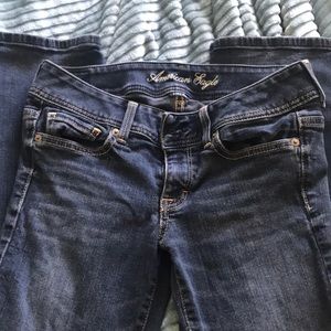 American Eagle dark wash boot cut jeans
